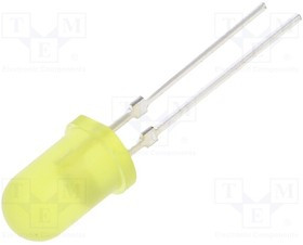 OSY5PA5A34G-1, LED; 5mm; yellow; 4800?6600mcd; 30°; Front: convex; 1.8?2.6V; 130mW OSY5PA5A34G-1, LED; 5mm; yellow; 4800?6600mcd; 30°; Front: convex; 1.8?2.6V; 130mW