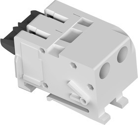 2319461-2, Съемная клеммная колодка, 5 мм, 2 вывод(-ов), 24AWG до 18AWG, Poke In, 5 А