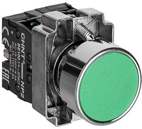 NP2-BA31, Кнопка без фиксации зеленая OFF-(ON) NP2-BA31, Кнопка без фиксации зеленая OFF-(ON)