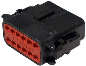 DTM06-12SB, Automotive Connectors 12P SZ 20 DTM PLUG