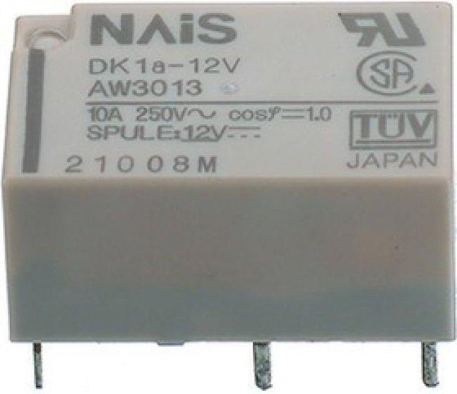 DK1A-24V-F, Реле: электромагнитное; SPST-NO; Uобмотки: 24ВDC; 10A/250ВAC