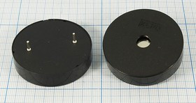 Излучатель звука пьезокерамический без генератора (1~30)В, Резонансная 0.75кГц зп 44x10\1~50\\ 0,75\