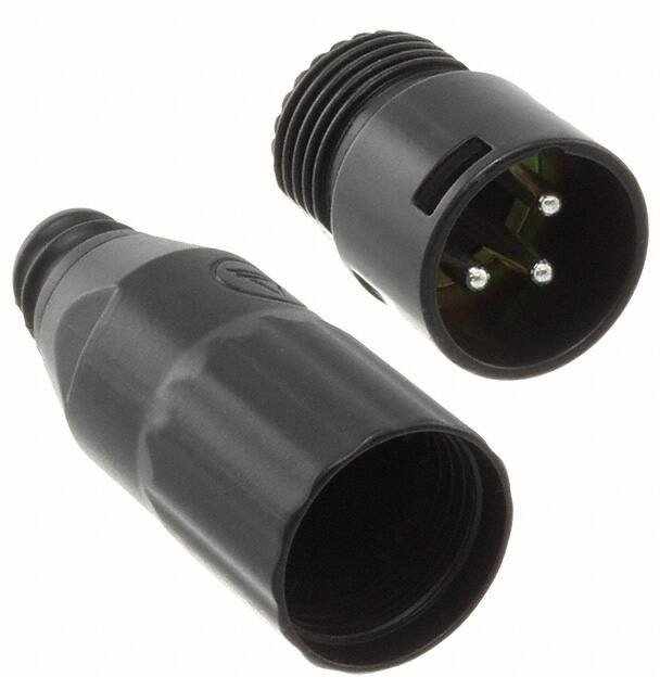 AAA3MBZ, XLR Connectors 3 PIN MALE SILVER BLACK METAL HANDLE AAA3MBZ, XLR Connectors 3 PIN MALE SILVER BLACK METAL HANDLE