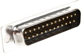MHDM25SP, Разъем D Sub, DB25, Standard, Штекер, MHDM Series, 25 контакт(-ов), DB, Solder Cup