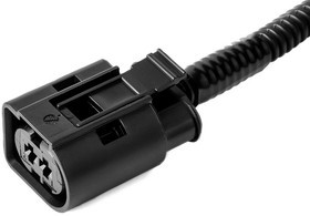 AX3362, Колодка с проводом на реле генератора ВАЗ 1118 в гофре 250 мм