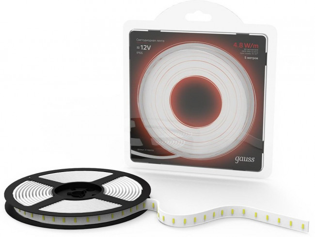 Светодиодная лента GAUSS SMD, 24Вт, 5м [311000705]
