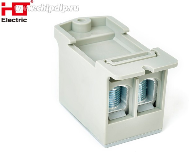 081-30-016, Клемма силовая вводная двойная КСВ 16-95 серая HLT