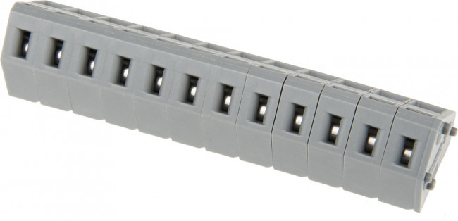 236-412, Клеммная колодка 250В 12-полюсная Серая