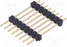 SL5.172.8G, Штыревая планка, штыревой, "папа", PIN: 8, прямой, 2,54мм, THT, 1x8