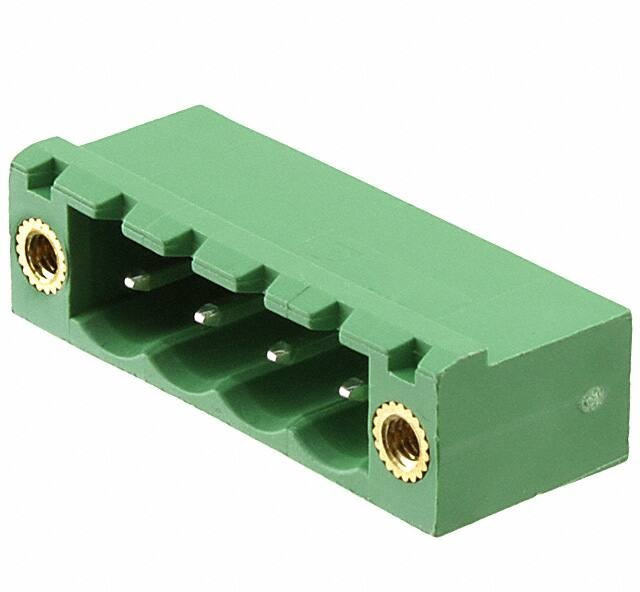 1923995, Pluggable Terminal Blocks 4 Pos 5mm pitch Through Hole Header