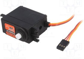 POLOLU-2149, Двигатель: сервомеханизм, 6ВDC, стандарт, макс.650мНм, 71об./мин. POLOLU-2149, Двигатель: сервомеханизм, 6ВDC, стандарт, макс.650мНм, 71об./мин.