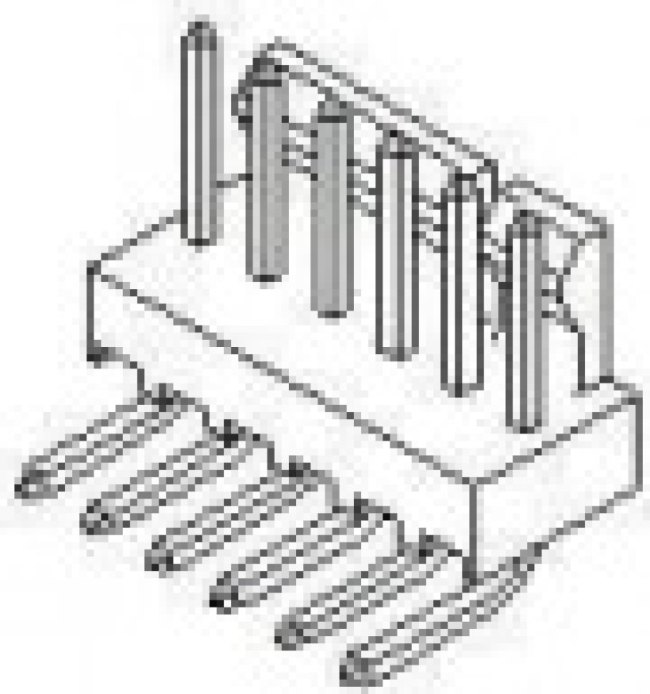 22-12-2034, Headers &amp; Wire Housings R/A PCB HDR 3P GOLD FRICTION LOCK