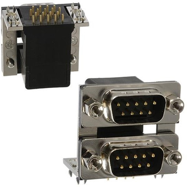 178-009-613R491, 178 9 Way Right Angle Through Hole D-sub Connector Plug, 2.77mm Pitch, with 4-40 Inserts/Board Lock 178-009-613R491, 178 9 Way Right Angle Through Hole D-sub Connector Plug, 2.77mm Pitch, with 4-40 Inserts/Board Lock