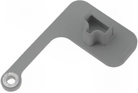 MRJ258610BP, Connector Accessories Dust Cover Right Angle Brass Gray Nickel