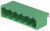 2EDGVC-5.0-06P-14-00A(H), Разъемный клеммный блок на плату, 6 контактов. Серия 2EDGVC-5.0 2EDGVC-5.0-06P-14-00A(H), Разъемный клеммный блок на плату, 6 контактов. Серия 2EDGVC-5.0