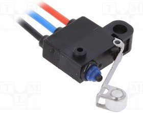 D2HW-C241M, Микропереключатель SNAP ACTION; с рычагом (с роликом); SPDT