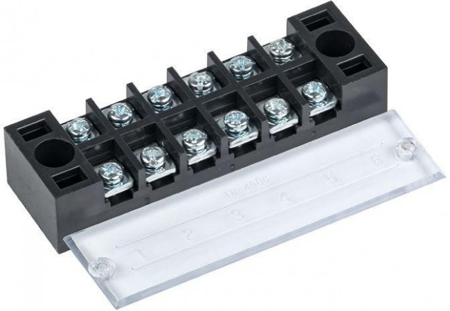 Терминал клеммный TB-4506 до 4.5кв.мм 45А 6 клеммных пар EKF tb-4506 Терминал клеммный TB-4506 до 4.5кв.мм 45А 6 клеммных пар EKF tb-4506