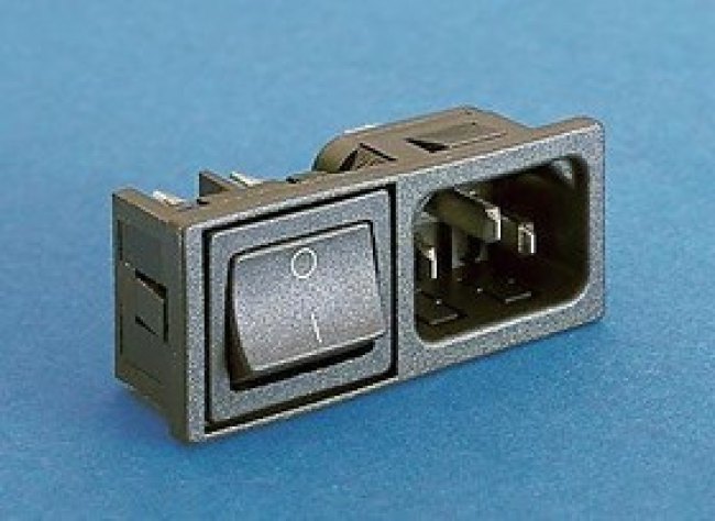 BZM27/A0620/53B, Filtered IEC Power Entry Module, IEC C14, 6 А, 250 В AC, 1-Pole Switch BZM27/A0620/53B, Filtered IEC Power Entry Module, IEC C14, 6 А, 250 В AC, 1-Pole Switch