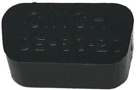 DE-60-20, D-Sub Tools &amp; Hardware 9C PLUG DUST CAP BLACK