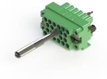 516-020-000-201, Rack &amp; Panel Connectors 20P RECPT 516 SERIES