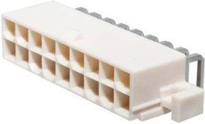 39-29-1187, Conn Wire to Board HDR 18Power POS 4.2mm Solder RA Side Entry Thru-Hole Mini-Fit Jr. Bag 39-29-1187, Conn Wire to Board HDR 18Power POS 4.2mm Solder RA Side Entry Thru-Hole Mini-Fit Jr. Bag