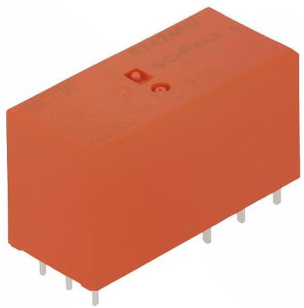 5-1393243-4 (RT424F12), Реле бистабильное 2 катушки 2 переключ. 12VDC, 8A/250VAC DPDT