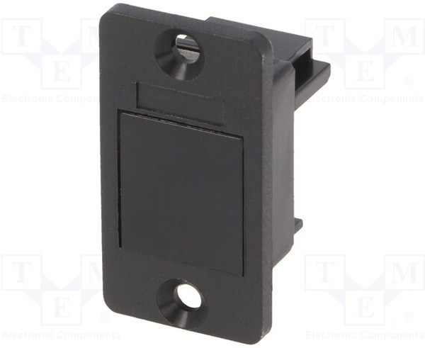 CP30641, Заглушка, черный, пластик, 29мм, Серия: SLIM