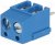 TB-5.0-P-2P1-BL, Зажимная рейка для печатных плат, угловой 90°, 5мм, на PCB, 16А TB-5.0-P-2P1-BL, Зажимная рейка для печатных плат, угловой 90°, 5мм, на PCB, 16А