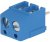 TB-5.0-P-2P1-BL, Зажимная рейка для печатных плат, угловой 90°, 5мм, на PCB, 16А TB-5.0-P-2P1-BL, Зажимная рейка для печатных плат, угловой 90°, 5мм, на PCB, 16А