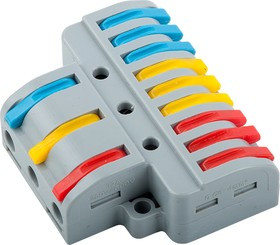 General Клемма универсальная монтажная разветвительная 3х9 проводов 20шт 800498 GTER7-39