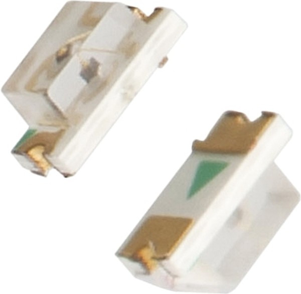 150060SS75000, Standard LEDs - SMD WL-SMCW SMDMono TpVw Waterclr 0603 SprRed