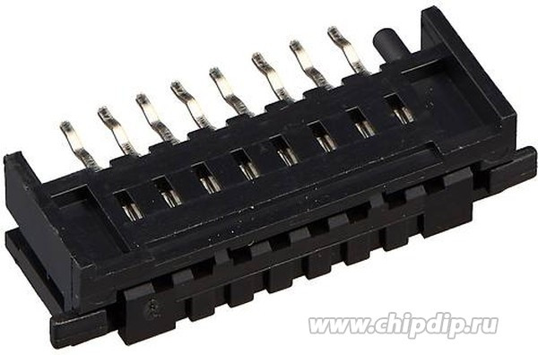 08FDZ-BT(S)(LF)(SN), Соединитель для плоского кабеля SKT 8 контакт(-ов) 2.54мм луженый прямой монтаж в отверстие коробка 08FDZ-BT(S)(LF)(SN), Соединитель для плоского кабеля SKT 8 контакт(-ов) 2.54мм луженый прямой монтаж в отверстие коробка