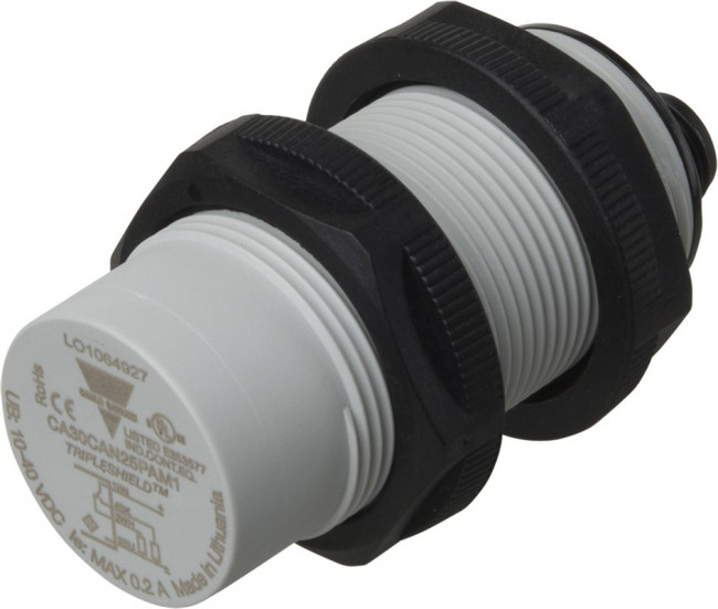 CA30CAN25PAM1, Датчик емкостный, Дальность 0-25мм, Конф.выхода PNP / NO + NC