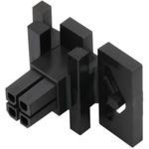 44133-0400, Headers &amp; Wire Housings BMI RECPT PNL MNT 4P