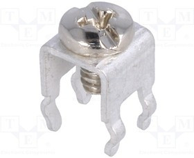 KEYS7693, Наконечник: зажим под винт, THT,зажим под винт, серебристый