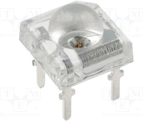 OSY5PAZE31D, LED Super Flux; 7.62x7.62mm; yellow; 10000?12000mcd; 30°; 50mA