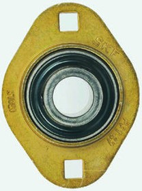 2 Hole Flange Bearing Unit, PFT 12 TF, 12mm ID