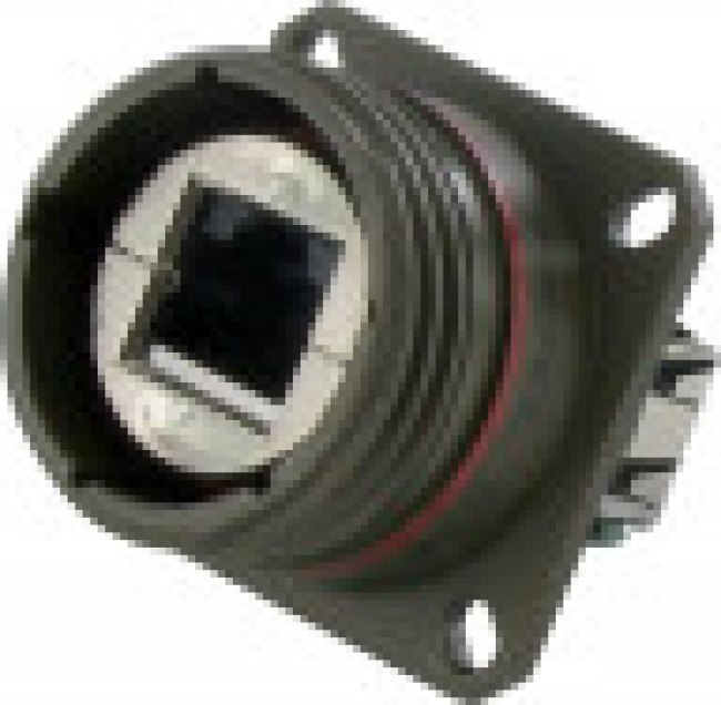RJFTV21RAN, Female Ethernet Connector, Flange Mount, Cat5e RJFTV21RAN, Female Ethernet Connector, Flange Mount, Cat5e