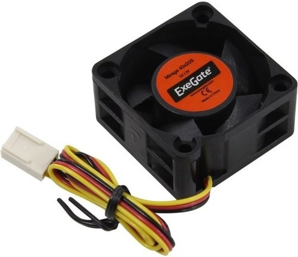 EX04020S3P, Вентилятор ExeGate 40x40x20 мм, подшипник скольжения, 3pin, 5500RPM, 22dBA EX04020S3P, Вентилятор ExeGate 40x40x20 мм, подшипник скольжения, 3pin, 5500RPM, 22dBA