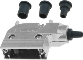 DS1047-01-25, Корпус к разъему 25 pin D-SUB металл угловой DS1047-01-25, Корпус к разъему 25 pin D-SUB металл угловой