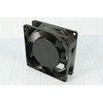 Вентилятор 80x80x25, напряжение 110В, ток 0,11А, выводы 2T, подшипник качения, JA0825H1B0N-T JAMI