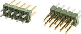 826632-5, AMPMODU MOD II Series Straight Through Hole Pin Header, 10 Contact(s), 2.54mm Pitch, 2 Row(s)