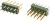 826632-5, AMPMODU MOD II Series Straight Through Hole Pin Header, 10 Contact(s), 2.54mm Pitch, 2 Row(s) 826632-5, AMPMODU MOD II Series Straight Through Hole Pin Header, 10 Contact(s), 2.54mm Pitch, 2 Row(s)