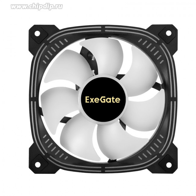 EX295974RUS, Вентилятор 12В DC с подсветкой ExeGate EX12025H6PSU-PWM.ARGB (120x120x25 мм, Hydraulic bearing (гидродинамический), 6pin, 1200R EX295974RUS, Вентилятор 12В DC с подсветкой ExeGate EX12025H6PSU-PWM.ARGB (120x120x25 мм, Hydraulic bearing (гидродинамический), 6pin, 1200R