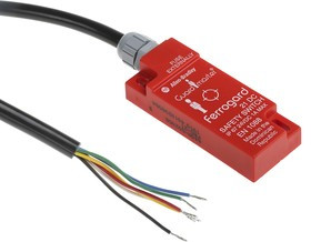 440N-G02058, 440N Series Magnetic Non-Contact Safety Switch, 24V dc, Plastic Housing, 2NC, 2m Cable