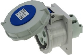 Встраиваемая розетка 32A/230V/1P+N+E/IP67, фланец 75x85 CA230