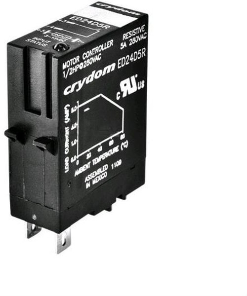 ED24C3, Solid State Relay, 3 A Load, DIN Rail Mount, 280 V rms Load, 32 V dc Control ED24C3, Solid State Relay, 3 A Load, DIN Rail Mount, 280 V rms Load, 32 V dc Control