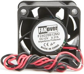 Вентилятор осевой, 40х40х28мм 12В FZ4028B12M2 DC, подшипник качения