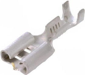 5-160432-4, Контакт обжимной гнездо 6.3*0.8мм (max=7,6мм) 0.50 - 1,0мм2 / L=20mm