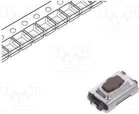 SKQYAAE010, Tactile Switches 6.1x3.7x2.5mm 160gf